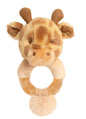 Keel Keeleco Plush Giraffe Rattle Toy on white background. For baby / newborn soft toy rattle.